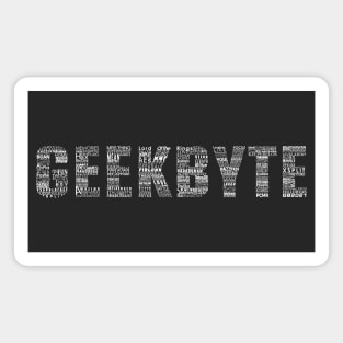 Geekbyte Word Logo 2021 Magnet